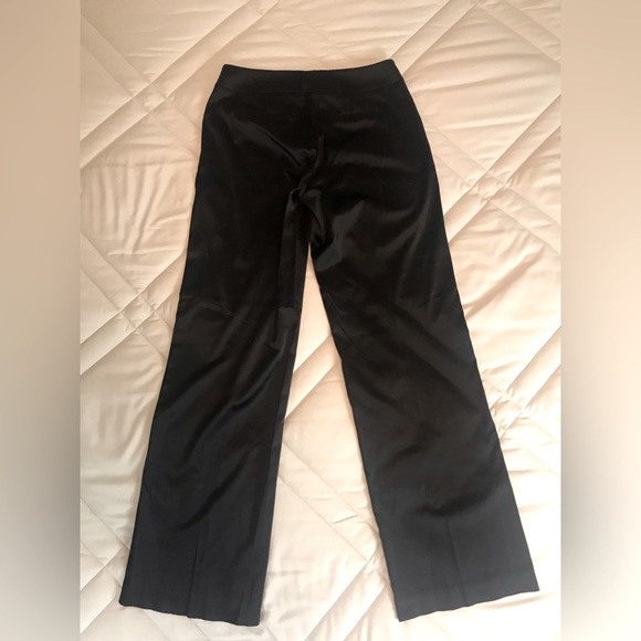 Chico’s black sateen wide leg pants. Size S. Chicos size 0. - Picture 2 of 11